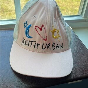 Keith Urban concert baseball hat mint condition!